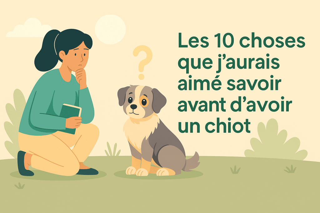 Illustration – les 10 choses à savoir avant d’avoir un chiot